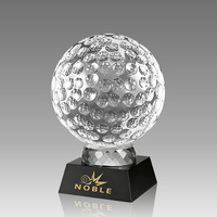 Trofeo de Baloncesto de Cristal Noble Sandblasting con Base Negra Grabada Personalizada, Premio Deportivo de Cristal para Recuerdo de Campeonato