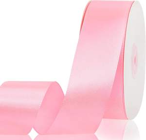 Cinta de Satén de Doble Cara de 4 cm x 100 Yardas para Flores - Product Image 1