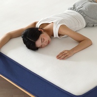Matelas moderne Zayshine tissu tricoté mousse à mémoire de forme Latex ressorts ensachés en Latex pour hôtels chambre école matelas enroulable