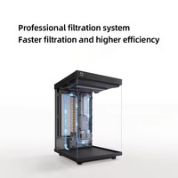 Mi Mijia Smart Desktop Fish Tank 10L Alimentation à distance Drainage en un clic Via APP Système de filtration professionnel fonctionne avec Mi Home