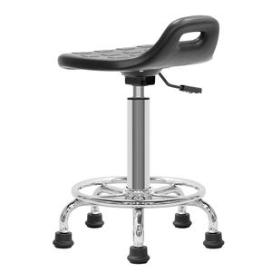 Tabouret de salle blanche antistatique de <span class=keywords><strong>laboratoire</strong></span> Chaise d'étude ESD en cuir PU avec roues Fonction réglable - Product Image 6