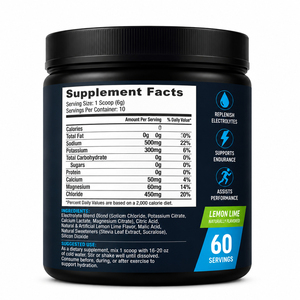 Formule d'hydratation sportive en vente flash, électrolyte, compatible avec le régime cétogène, sans calories, non sucré, faible en glucides, sans caféine, soutien immunitaire - Product Image 4