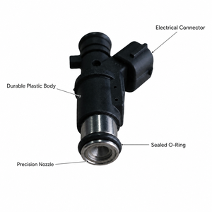 Injecteur de carburant de remplacement pour voiture, atomisation haute précision, injecteur de carburant moteur OEM 01F026 pour Peugeot 206 307 <span class=keywords><strong>Citroën</strong></span> C2 <span class=keywords><strong>C3</strong></span> - Product Image 5