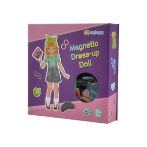 Nueva <span class=keywords><strong>casa</strong></span> <span class=keywords><strong>de</strong></span> muñecas <span class=keywords><strong>de</strong></span> vestir para niñas Creative My Wardrobeand Magnet Dress up Doll Game Box Set para regalos <span class=keywords><strong>de</strong></span> niñas - Product Image 5