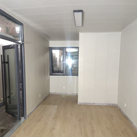 Maison mobile préfabriquée modulaire portable en panneaux sandwich, design ferme, pour habitation, hôtel, école, hôpital