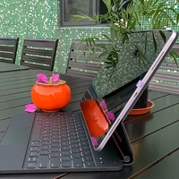 Keyboard Magnetik LED Ajaib Portabel untuk iPad Pro 13-Inci/12.9 Baru