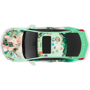 Genshin impact <span class=keywords><strong>Itasha</strong></span> 14อะนิเมะสำหรับเด็กผู้หญิงห่อข้างรถสติกเกอร์ไวนิลลายกราฟิกเต็มรูปแบบ - Product Image 3
