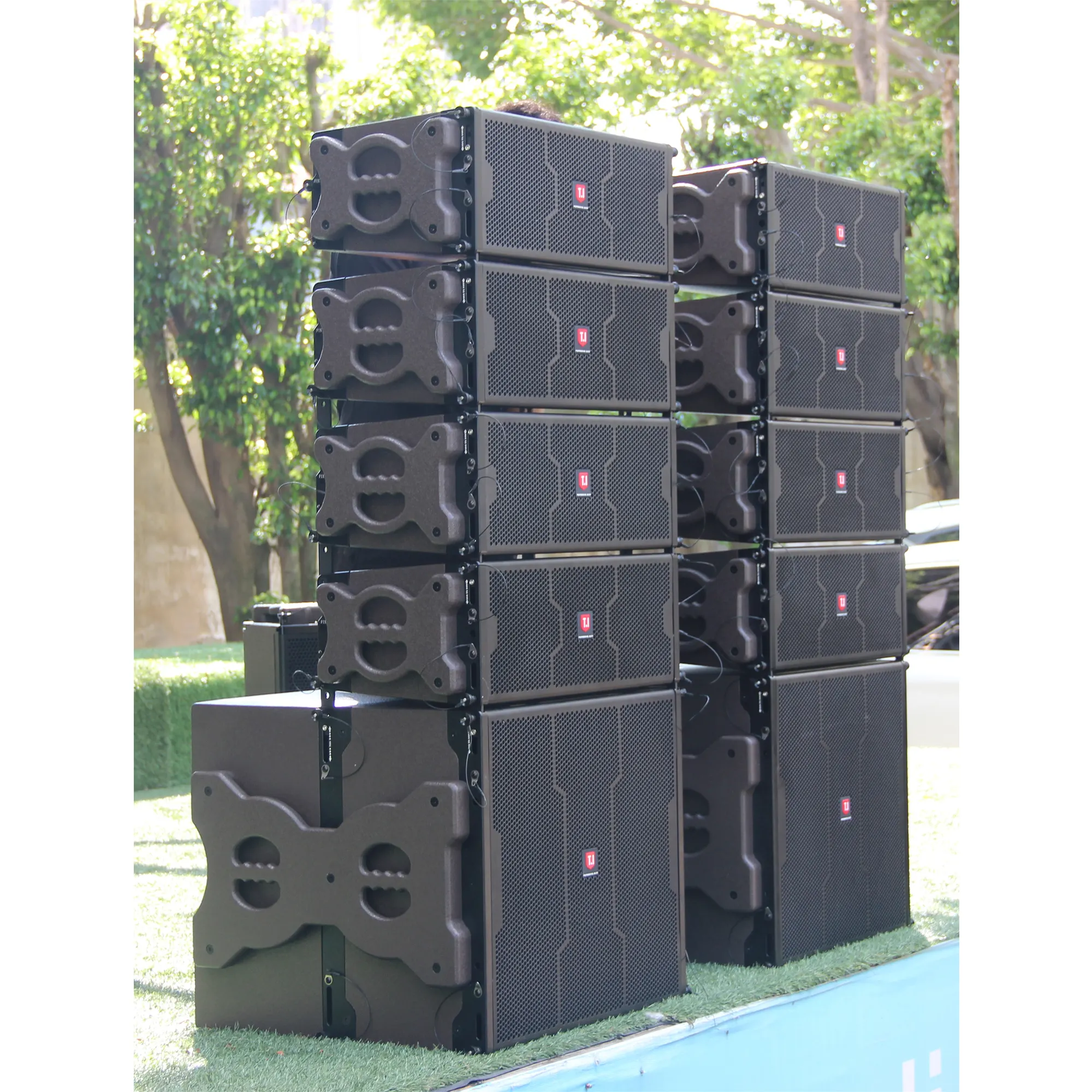 Sistema de altavoces de línea array TI Pro Audio LA25 DJ, sistema de sonido profesional