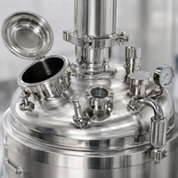 Cuve de mélange GMP SUS316L, réacteur pharmaceutique avec agitateur chauffant et système CIP SIP