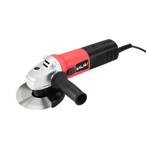 YIJIU 900w 125mm Electronic Portable Angle Grinder Tools Electric Angle Grinder Cutter Metal Grinding Machine CE Red 220V Slide