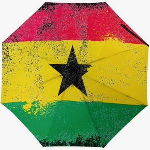 Parapluie pliant entièrement automatique à motif drapeau culturel des <span class=keywords><strong>Comores</strong></span>, en tissu tissé serré haute densité, thème national - Product Image 4