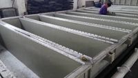 Bac d'électrolyse entièrement automatique pour l'industrie chimique, électrolyse de cuivre et de zinc, cellule électrolytique, réservoir en PP/PVC/acier inoxydable