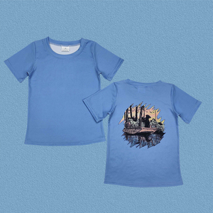 เสื้อยืดแขนสั้นพิมพ์ลายสุนัขเสื้อสำหรับเด็กผู้หญิงเสื้อผ้าสำหรับฤดูร้อน - Product Image 2