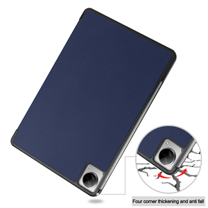 เคสแท็บเล็ต <span class=keywords><strong>VIVO</strong></span> Pad 11 <span class=keywords><strong>2022</strong></span> แบบพับได้สามตอน พร้อมโลโก้สั่งทำพิเศษ วัสดุหนัง PU แข็งแรง ทนทานต่อแรงกระแทก ป้องกันแท็บเล็ต - Product Image 5