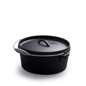 Casserole <span class=keywords><strong>en</strong></span> <span class=keywords><strong>fonte</strong></span> épaisse de 32 cm, 1,3 litre, pour la cuisine à domicile, le camping <span class=keywords><strong>en</strong></span> plein air, le barbecue, la cuisine, avec poignée - Product Image 4