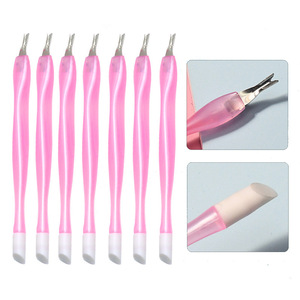 Removedor de Esmalte de Gel UV Directo de Fábrica, Empujador de Cutículas de Doble Uso, Empujador de Cutículas de Acero Inoxidable para Manicura - Product Image 2