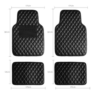 <span class=keywords><strong>Tapis</strong></span> de sol de luxe en cuir de style Nappa, écologiques, antidérapants, 5 mm d'épaisseur, pour <span class=keywords><strong>Mercedes</strong></span>-Benz Classe V <span class=keywords><strong>Vito</strong></span>, isolation phonique premium - Product Image 2