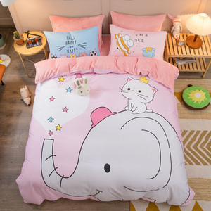 Sang Trọng Thiết Kế Mới Nhà Dệt 3d Chuột <span class=keywords><strong>Mickey</strong></span> In Home Bed Sheet <span class=keywords><strong>Bedding</strong></span> Set 4 Cái - Product Image 2