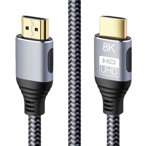 Câble de données HD <span class=keywords><strong>8K</strong></span> HDTV 4k de haute qualité tresse en PVC Compatible PS5 Xbox Series X <span class=keywords><strong>Apple</strong></span> <span class=keywords><strong>TV</strong></span> 4K Stock Home cinéma Audio 2M - Product Image 2