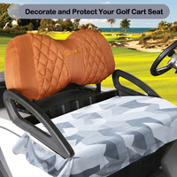 Housse de siège de voiturette de golf en microfibre, protection contre la saleté et la transpiration, séchage rapide, ajustement universel, personnalisable OEM