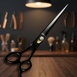 ASAP Curved <b>Blade</b> Right-Handed Dog Cat Grooming Scissors Set Stainless Steel Long Handle Hair Cutting Tools for Small Pets - Product Image 5