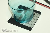 Superctue Silicona Floppy Disk Cup Mat Posavasos Decoración para el hogar Bar Accesorio