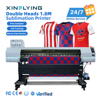 Impresora de Sublimación I3200 Rollo a Rollo, Máquina de Impresión Digital de Alta Velocidad de 52m²/h para Producción de Ropa Deportiva, 1 Año de Garantía