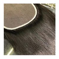 Venta al por mayor de extensiones de cabello humano 100% Remy con cierre frontal transparente HD, lisas, pre-arrancadas y con nudos decolorados para mujer