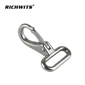 Stainless Steel 304/316 Square Ring Directional Hooks Spring Hooks Fixed Hooks Braided Strap <b>Marine</b> <b>Hardware</b> - Product Image 3