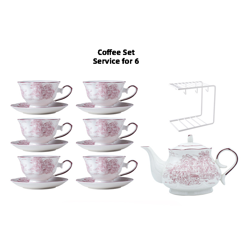 Coffee Set Service for 6