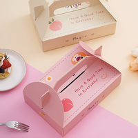 Boîtes alimentaires personnalisées anti-graisse pour la vente à emporter, boîte à poulet frit, boîte à bagels West Point, boîte à donuts, boîte à gâteaux