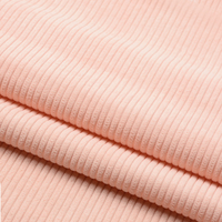Fournisseur direct d'usine, tissu en velours côtelé en polyamide micro-doux tissé, couleur personnalisée, pour vêtements, pantalon, veste