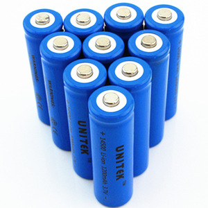 แบตเตอรี่ลิเธียมไอออน Unitek 14500 ความจุ 2200mAh 3.7V สำหรับอุปกรณ์อิเล็กทรอนิกส์สำหรับผู้บริโภค - Product Image 1