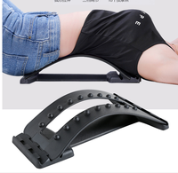 Soulagement des douleurs lombaires, étirements lombaires, grattoir dorsal avec fonction de massage du dos et du cou