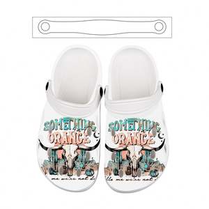 Venta al por mayor Clásicos Zuecos Antideslizantes Mujer <span class=keywords><strong>Zapatos</strong></span> Hombres Mujeres <span class=keywords><strong>EVA</strong></span> Flat PVC Garden Mules Logotipo Personalizado Peso Ligero Verano - Product Image 5