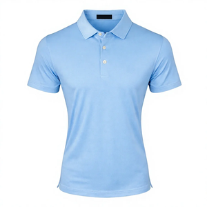 Camisa de Hombre de Manga Corta, Color Verde Menta, Tejida, con Bolsillo y Logotipo Bordado en la Parte Delantera, Estilo Casual, Corte Regular, 100% Algodón - Product Image 3