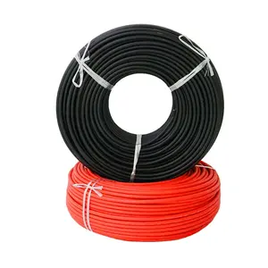 Cavo solare 8/10/12awg filo solare fotovoltaico 2.5/4/6/10/16mm2 singolo dual xlpe cavo di alimentazione elettrica cavo solare