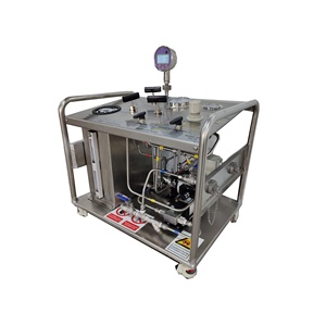 Pneumatic  High Pressure Portable Hydraulic  Water Pump System for Digital Pressure Gauge