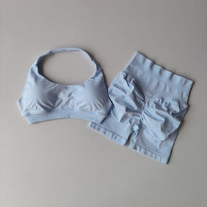 Set da Allenamento Impact <span class=keywords><strong>per</strong></span> <span class=keywords><strong>Donne</strong></span>, 2 Pezzi: Reggiseno Sportivo con Fronte Incrociato e Pantaloncini Aderenti, Set <span class=keywords><strong>per</strong></span> <span class=keywords><strong>Esercizi</strong></span>, <span class=keywords><strong>Palestra</strong></span>, Yoga e Fitness, Vendita all'Ingrosso - Product Image 3