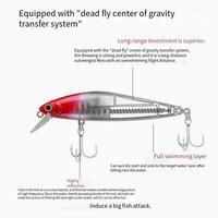Aotuo Leurre Minnow coulant à longue portée avec rainette et rainures de sang, 5g 7g 10g 14g, pour la pêche au bar en eau douce, produit phare