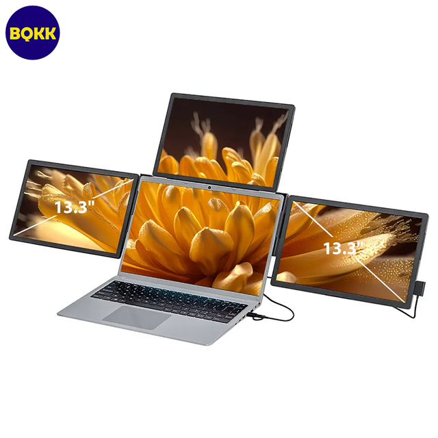 Oem Odm Direct Factory Triple Laptop Screen Extender 13.3" Fhd 1080P Ips Dual Portable Monitor for Laptop