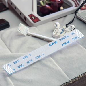 Chịu nhiệt EEC chứng nhận 4-60pin Ribbon 0.5mm <span class=keywords><strong>Pitch</strong></span> 20mm chiều dài <span class=keywords><strong>FPC</strong></span> ffc linh hoạt cáp phẳng - Product Image 1