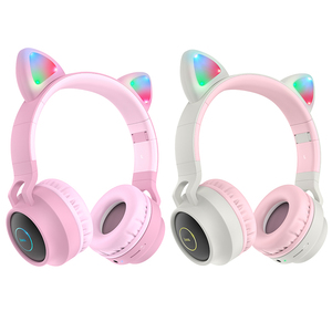 หูฟังไร้สาย HOCO W27 ดีไซน์รูปหูแมวเรืองแสง รองรับการ์ด TF - Product Image 1
