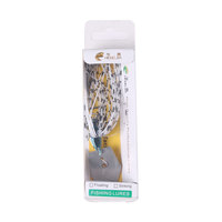 Leurre de pêche artificiel 10cm 11g en caoutchouc à jupe barbue pour jigging lent, spinnerbait, buzzbait, chatterbait, wobbler