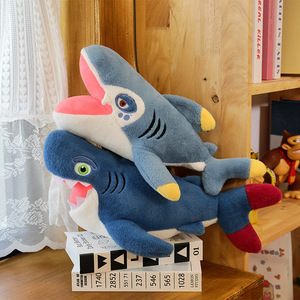 Coussin décoratif personnalisé en forme de requin et de baleine, jouet en peluche de cetaté, coussin de siège à grande bouche, poupée en peluche pour bébé, jouets animaux marins - Product Image 5