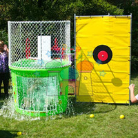 Jeux gonflables pour événements de fête et de carnaval, bac à trempage gonflable à vendre, machine de bac à trempage