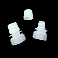 Emballage souple en sachet avec bouchon verseur en plastique de 8 mm de diamètre pour liquides, gels, sauces, gelées, sachets de recharge, emballage cosmétique