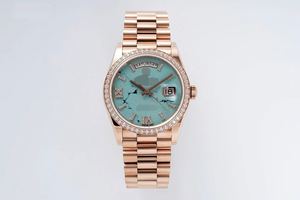 Montre mécanique haut de gamme, best-seller, élégante et simple, affichage numérique en acier inoxydable, double calendrier, 36 mm, montre pour femme - Product Image 4