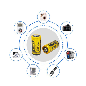 Batterie au lithium durable haute capacité <span class=keywords><strong>Huiderui</strong></span> <span class=keywords><strong>CR123A</strong></span> 3V 1400mAh Li-MnO2 pour détecteur de fumée ANKA AJ-97, batterie remplaçable - Product Image 4