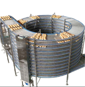 Otomatik Gıda Sınıfı <span class=keywords><strong>Spiral</strong></span> Kule Konveyörü Tost Ekmeği Bisküvi Kek Soğutma <span class=keywords><strong>Spiral</strong></span> Soğutma Kulesi Vidalı Konveyör - Product Image 4